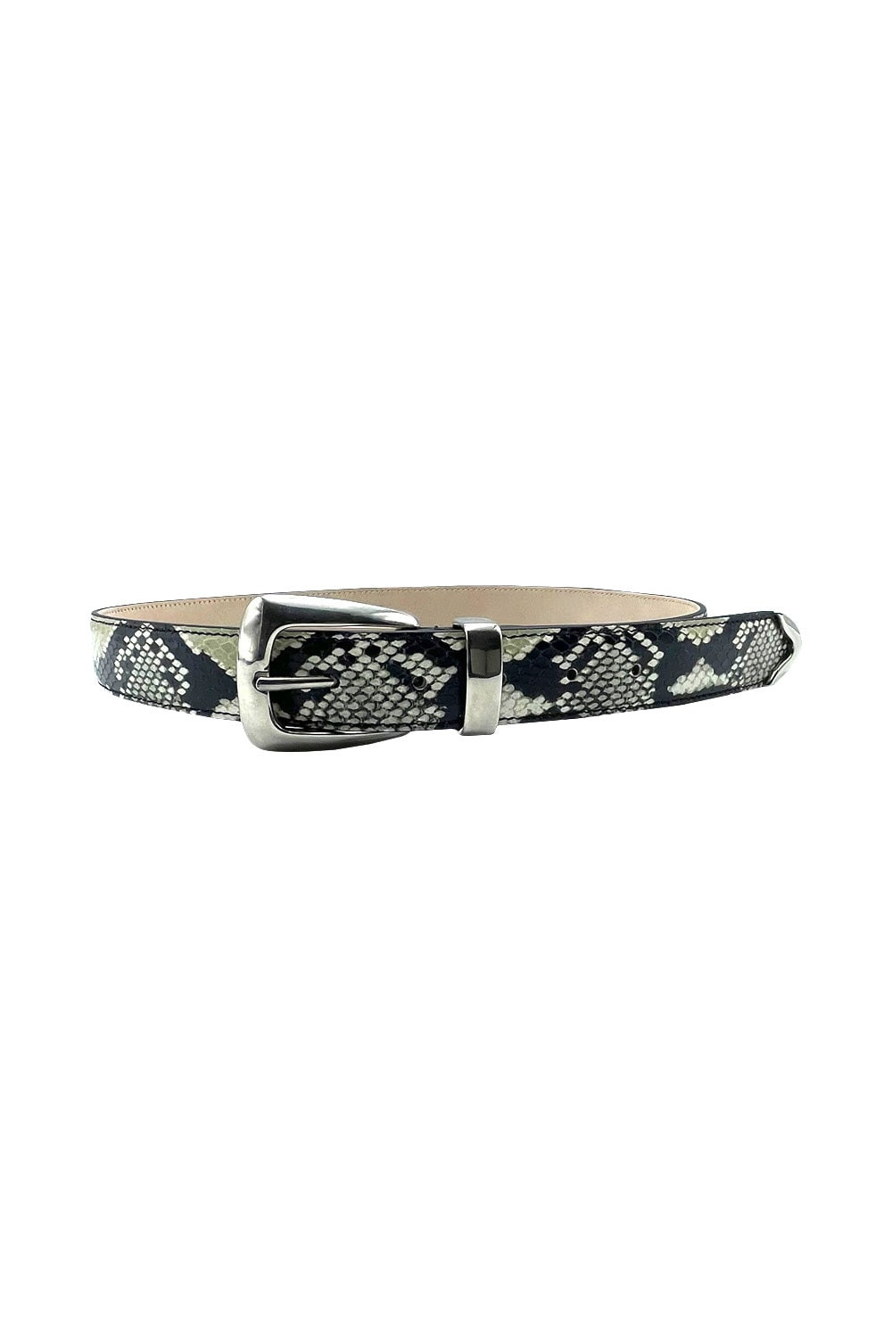 Khaite Benny Belt In Python Embossed | Italist.com US