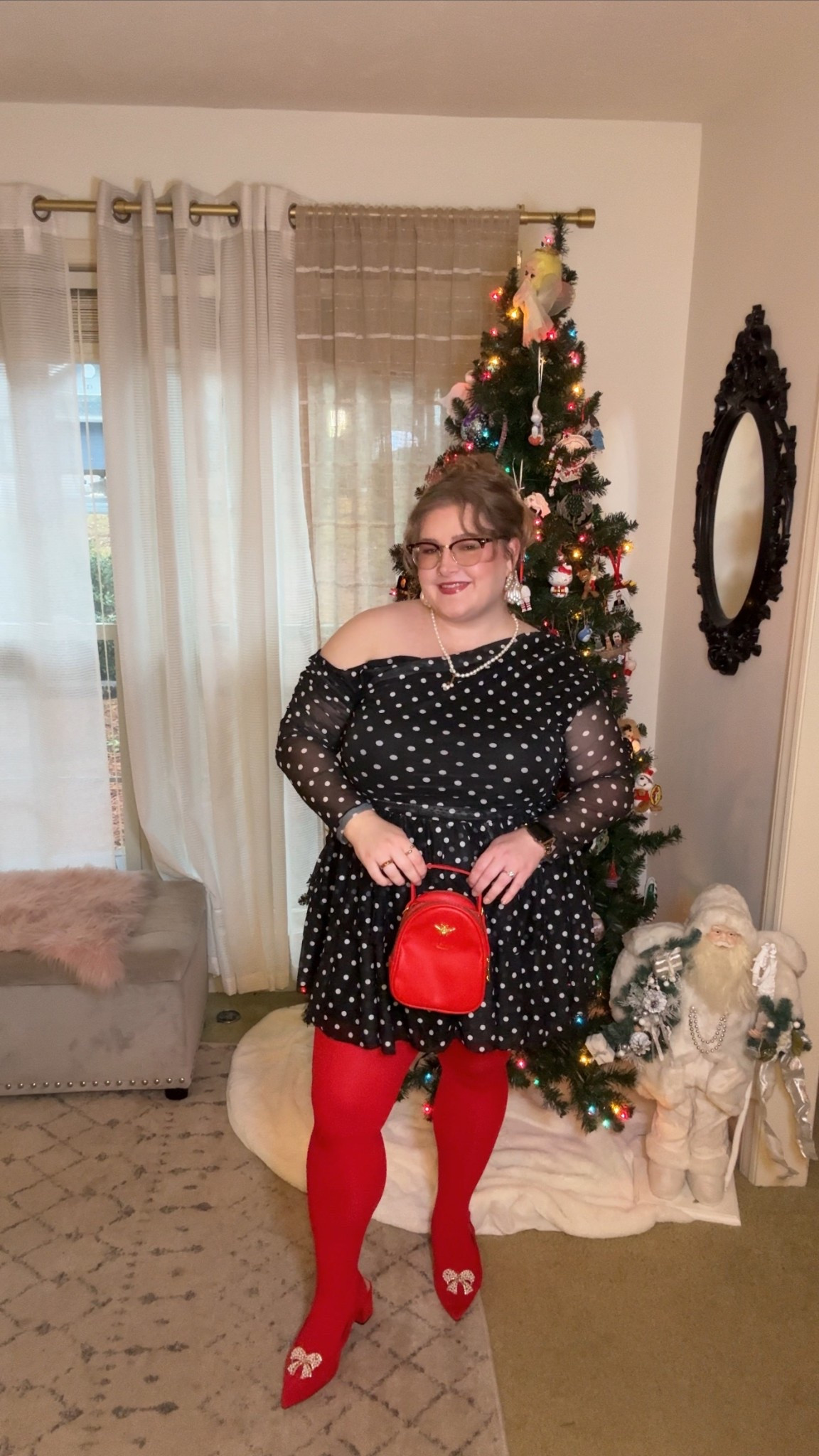 Curvy holiday dress • red & polka dots come together for the perfect chic holiday outfit • plus size Christmas outfit inspo 

#LTKootd #LTKHoliday

#LTKPlusSize