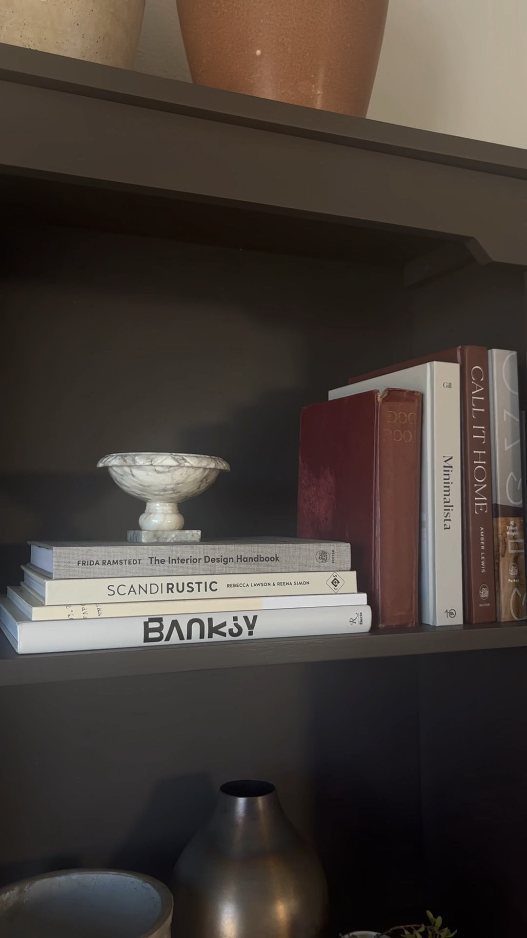 Amazon decor books and how to style them with mini marble bowls 

#LTKHome