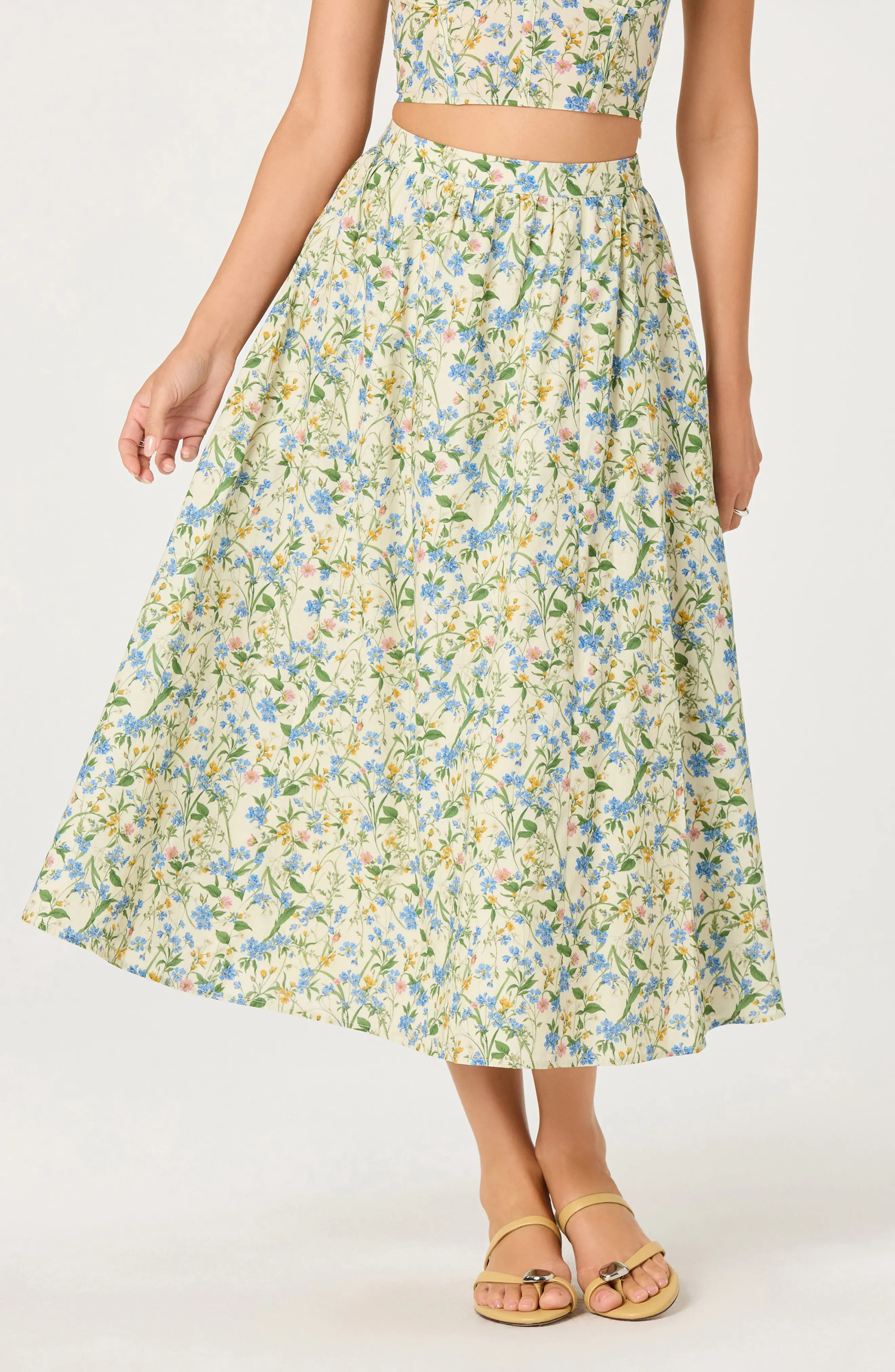 ASTR the Label Wylda Floral Print Maxi Skirt (Women) | Nordstrom | Nordstrom