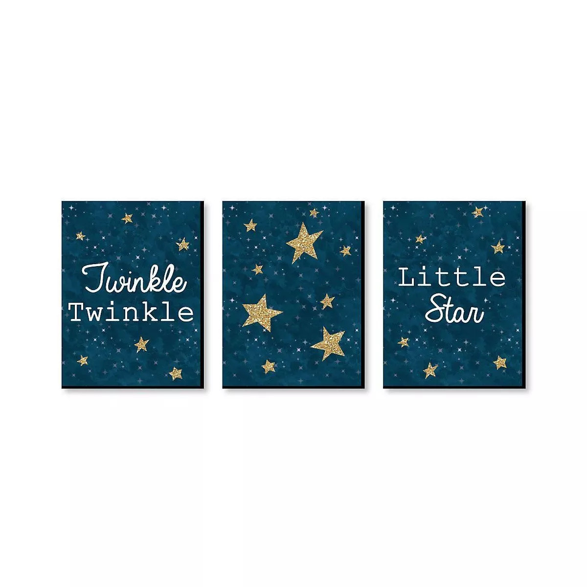 Big Dot of Happiness Twinkle Twinkle Little Star - Baby Boy Nursery Wall Art & Kids Room Decorati... | Target