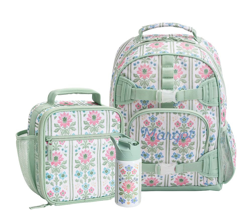 Hill House Home Floral Stripe Mackenzie Backpack Bundle, Set of 3 | Pottery Barn Kids