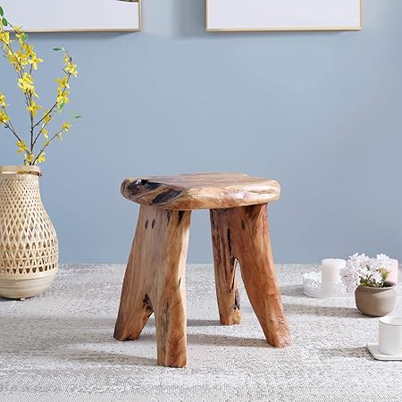 WELLAND Cedar Wood Bench, Small | Amazon (US)