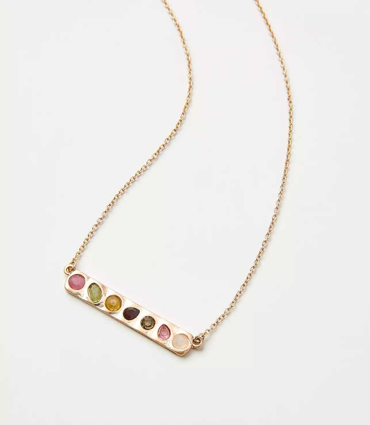 Beaded Bar Necklace | LOFT