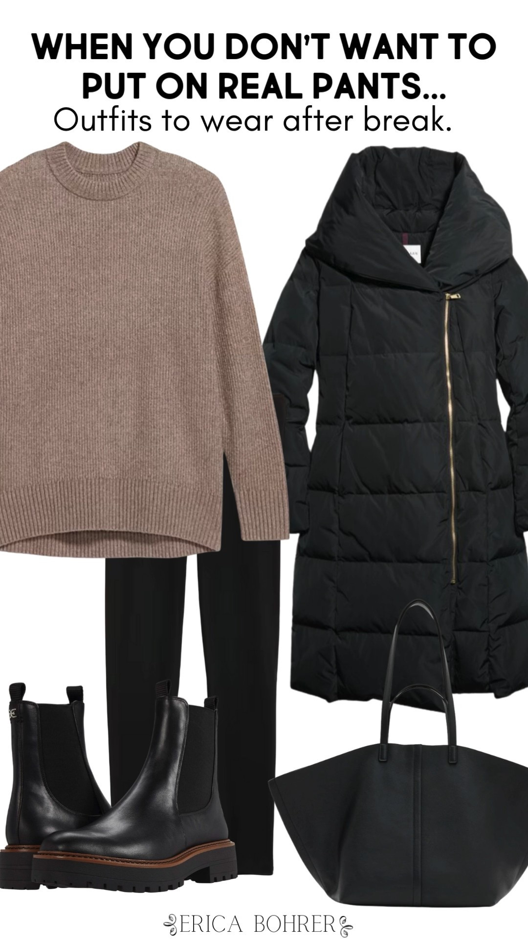 Are you dreading wearing real pants after break?  Here are some legging based outfits that you can wear to work, while still being comfortable. 


#LTKSeasonal #LTKFindsUnder100 #LTKSaleAlert