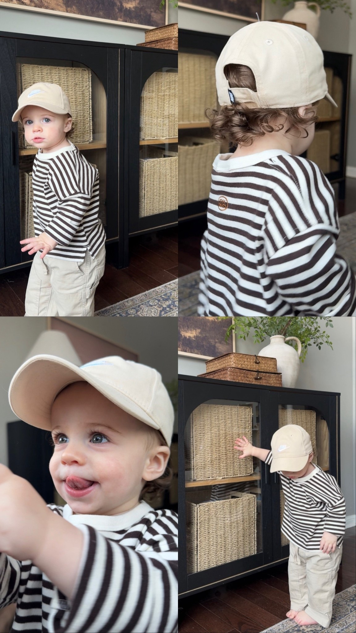 it’s the curls coming out the back of the hat for me 😭 toddler boy style has been so much fun 🤎 

#LTKbaby
