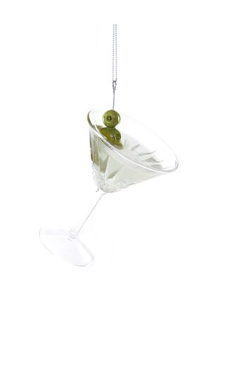 Cody Foster & Co Classic Martini Ornament in Green. | Revolve Clothing (Global)