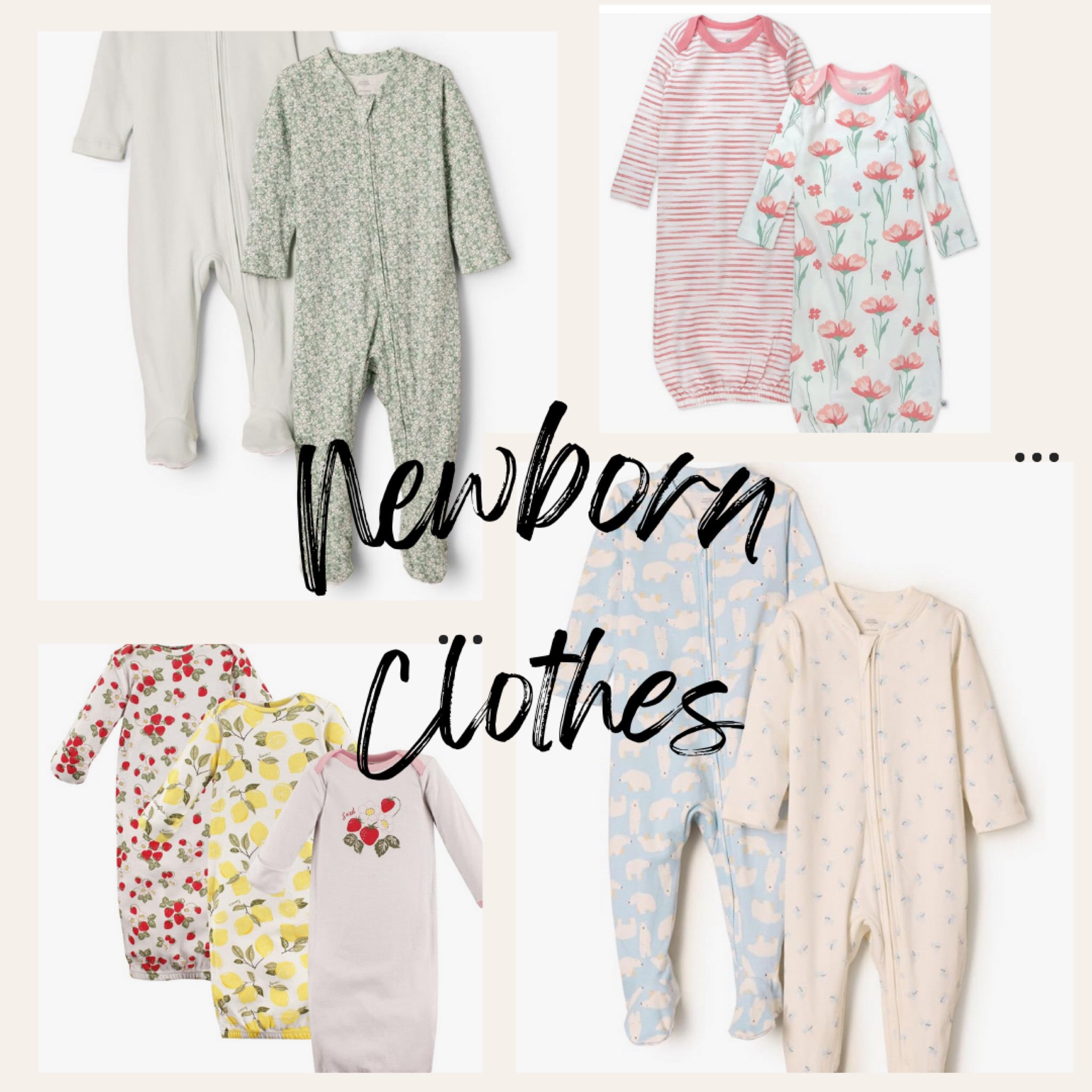 My favorite newborn clothes, sleepers. 🤎 

#LTKfamily #LTKbaby #LTKfindsunder50