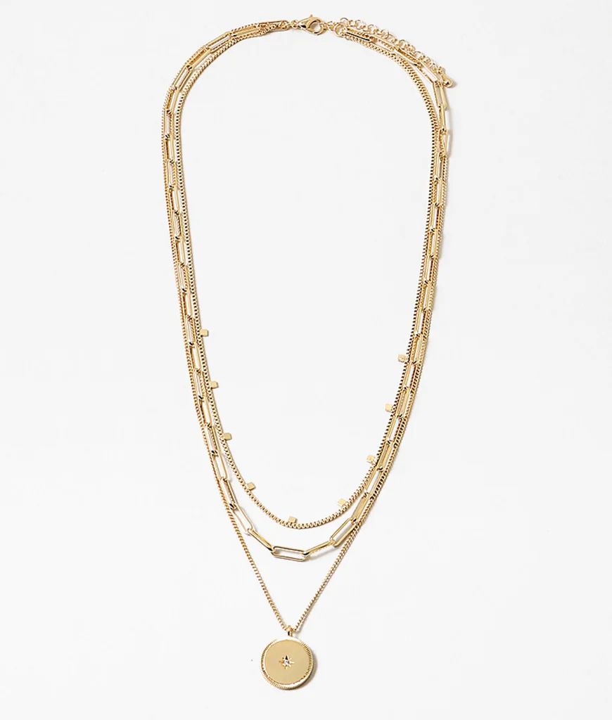 Triple Layer Disc Necklace | Erin McDermott Jewelry