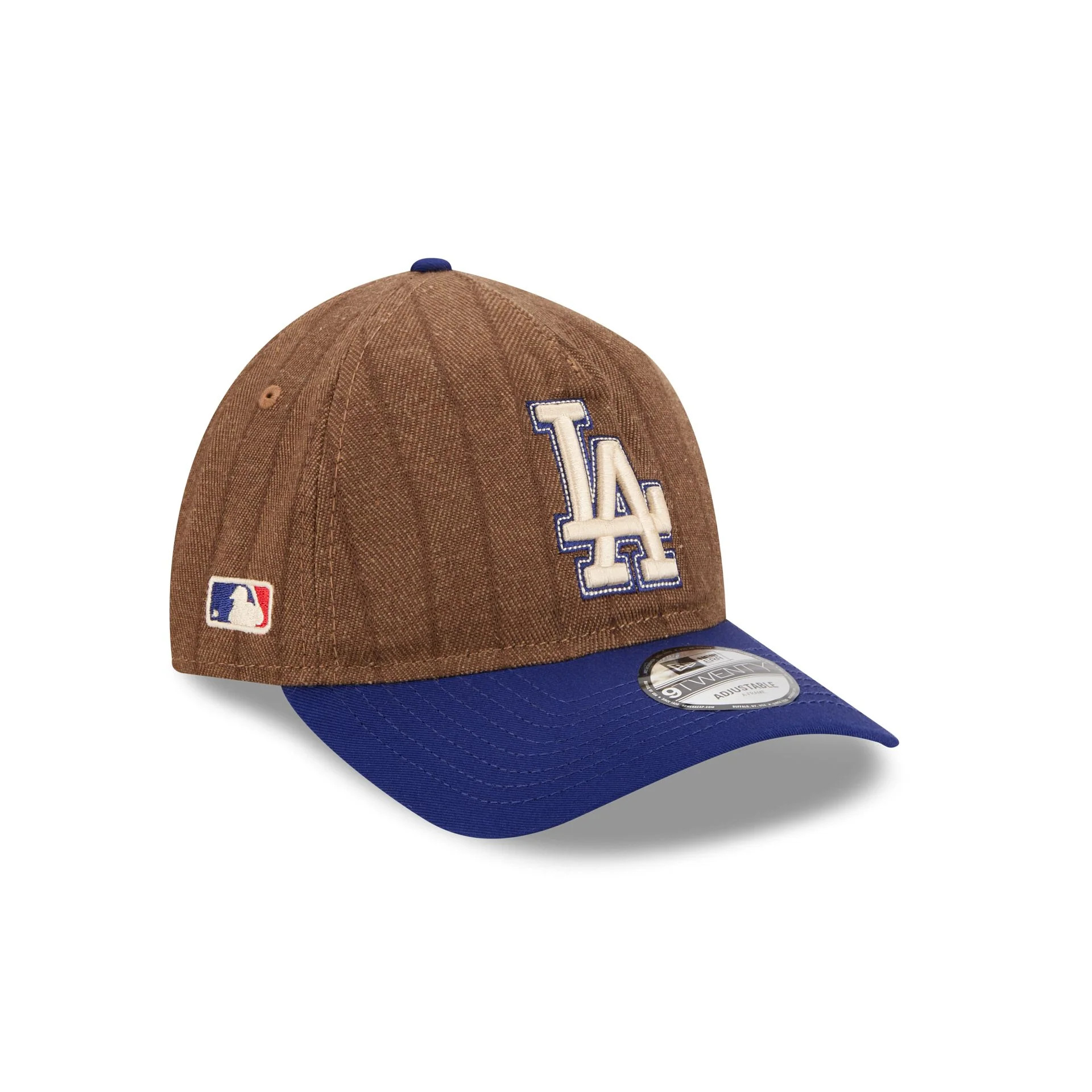 Los Angeles Dodgers Three Looms Wool Pinstripe 9TWENTY A-Frame Adjusta | New Era