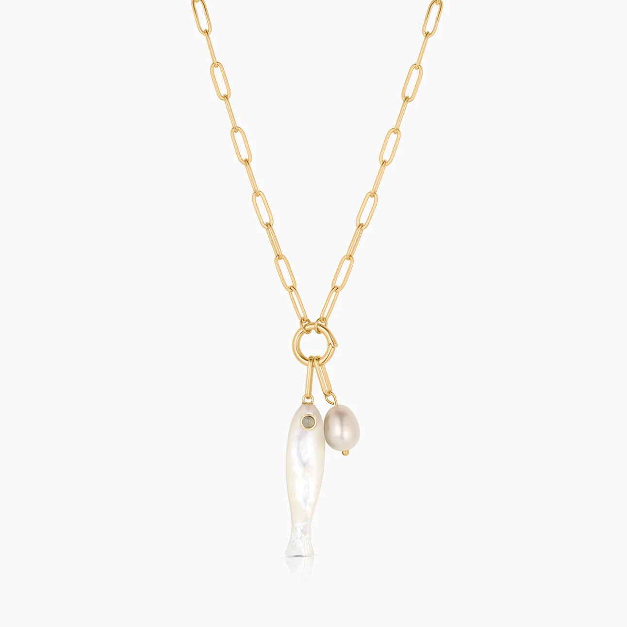 Fortuna Mother Of Pearl Colette Necklace | Thatch