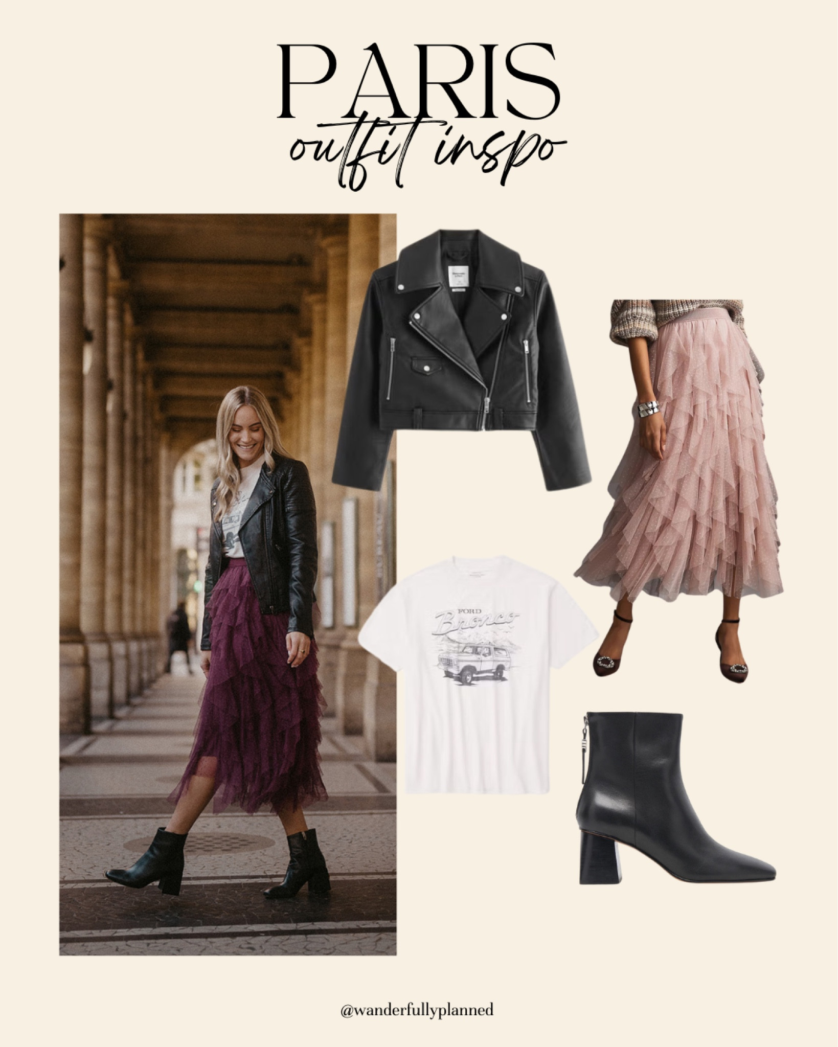 Paris Outfit Inspo🇫🇷✨❤️ #LeatherJacket #ParisianStyle #ParisOutfit

#LTKfindsunder100