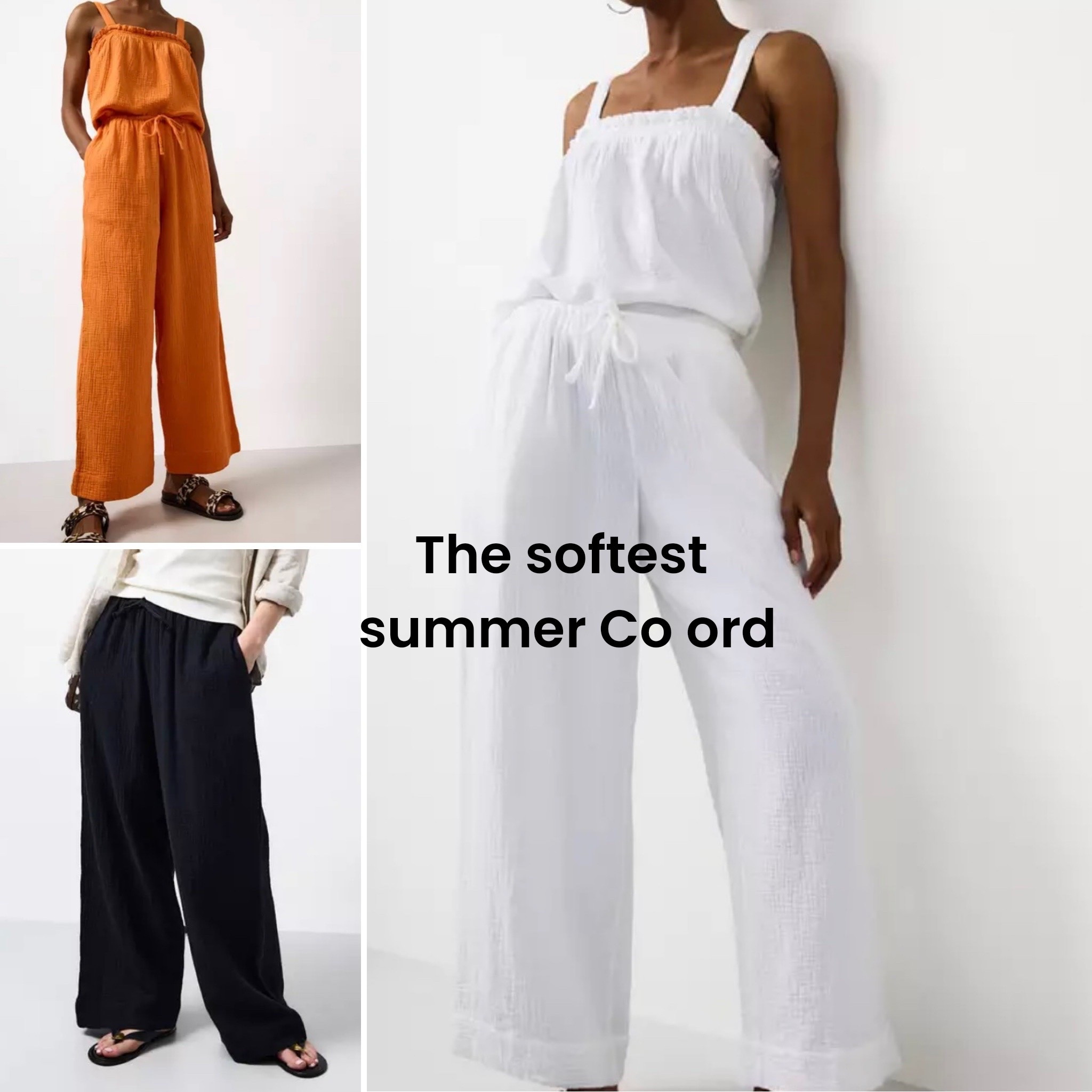This gorgeous co ord is in the softest, lightest cheesecloth - perfect for poolside and summer evenings.
Reviews say to size down xx

#LTKsummer #LTKstyletip #LTKover50style