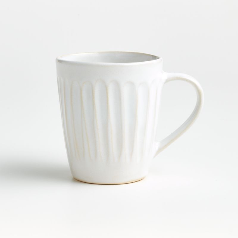 Dover 12-oz. White Mug + Reviews | Crate & Barrel | Crate & Barrel