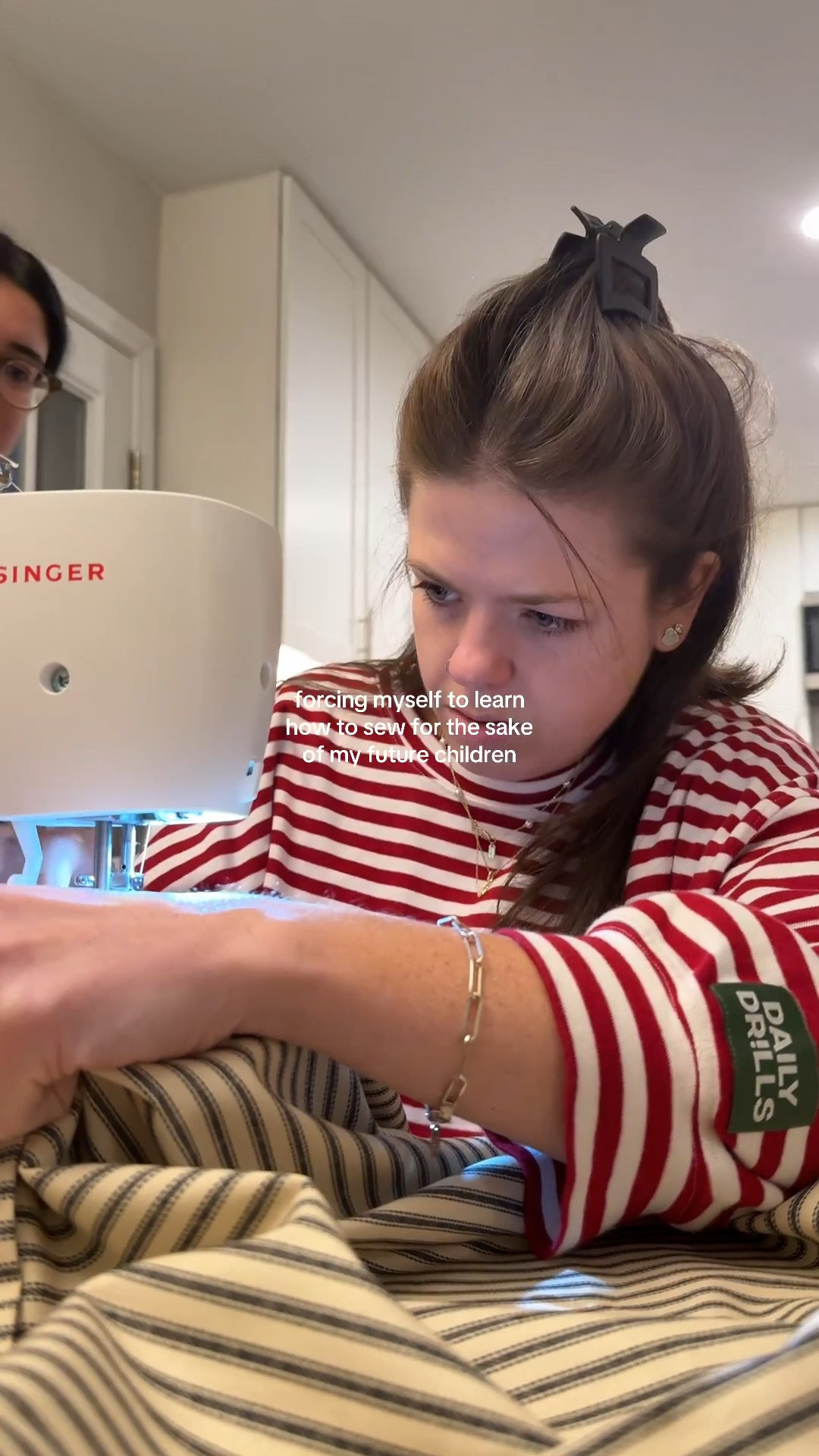 Leaning how to sew!  

 

#LTKootd #LTKvlog