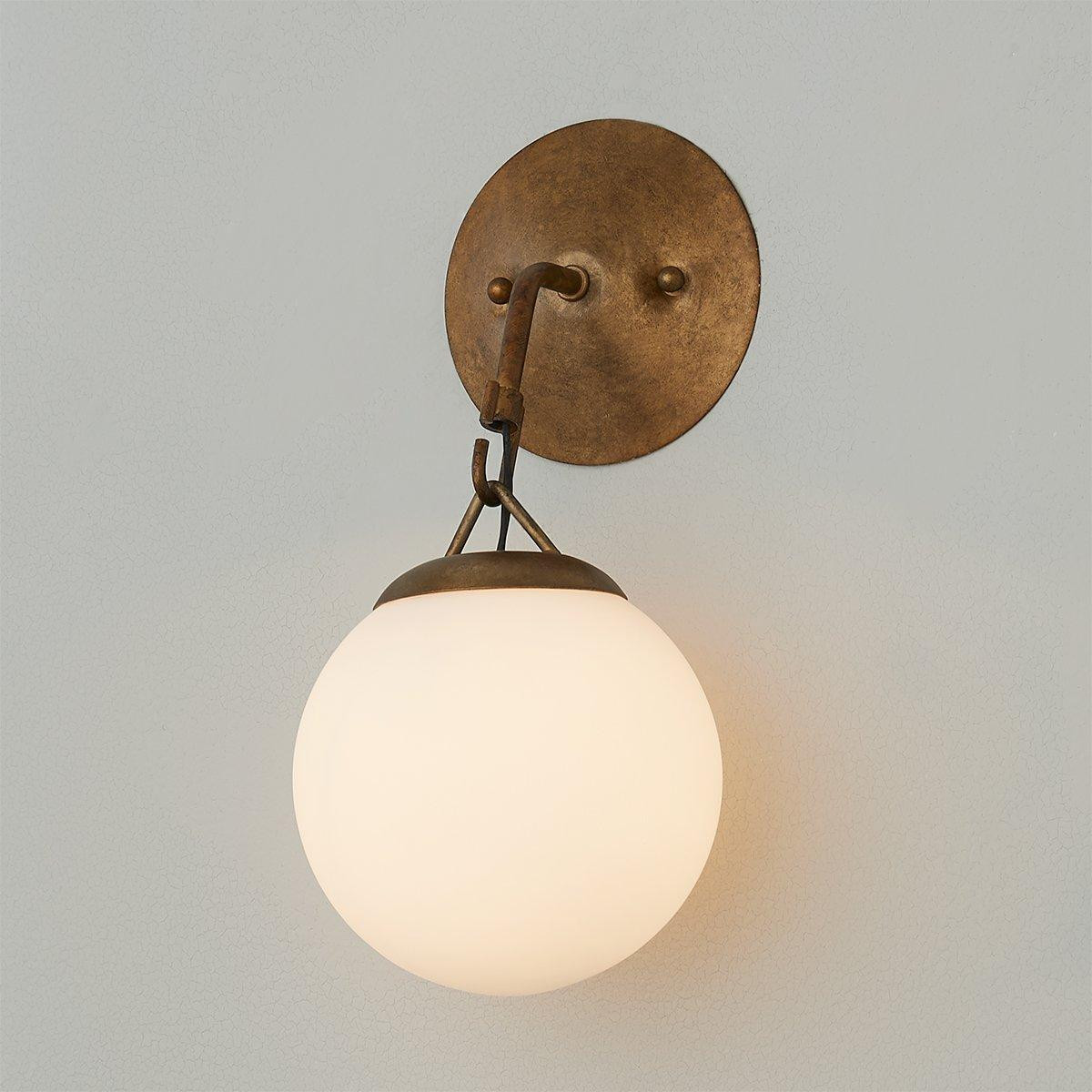 Hooked Globe Sconce | Shades of Light