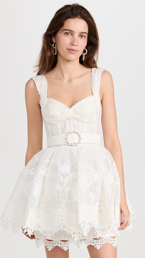 Zimmermann High Tide Embroidered Mini | SHOPBOP | Shopbop