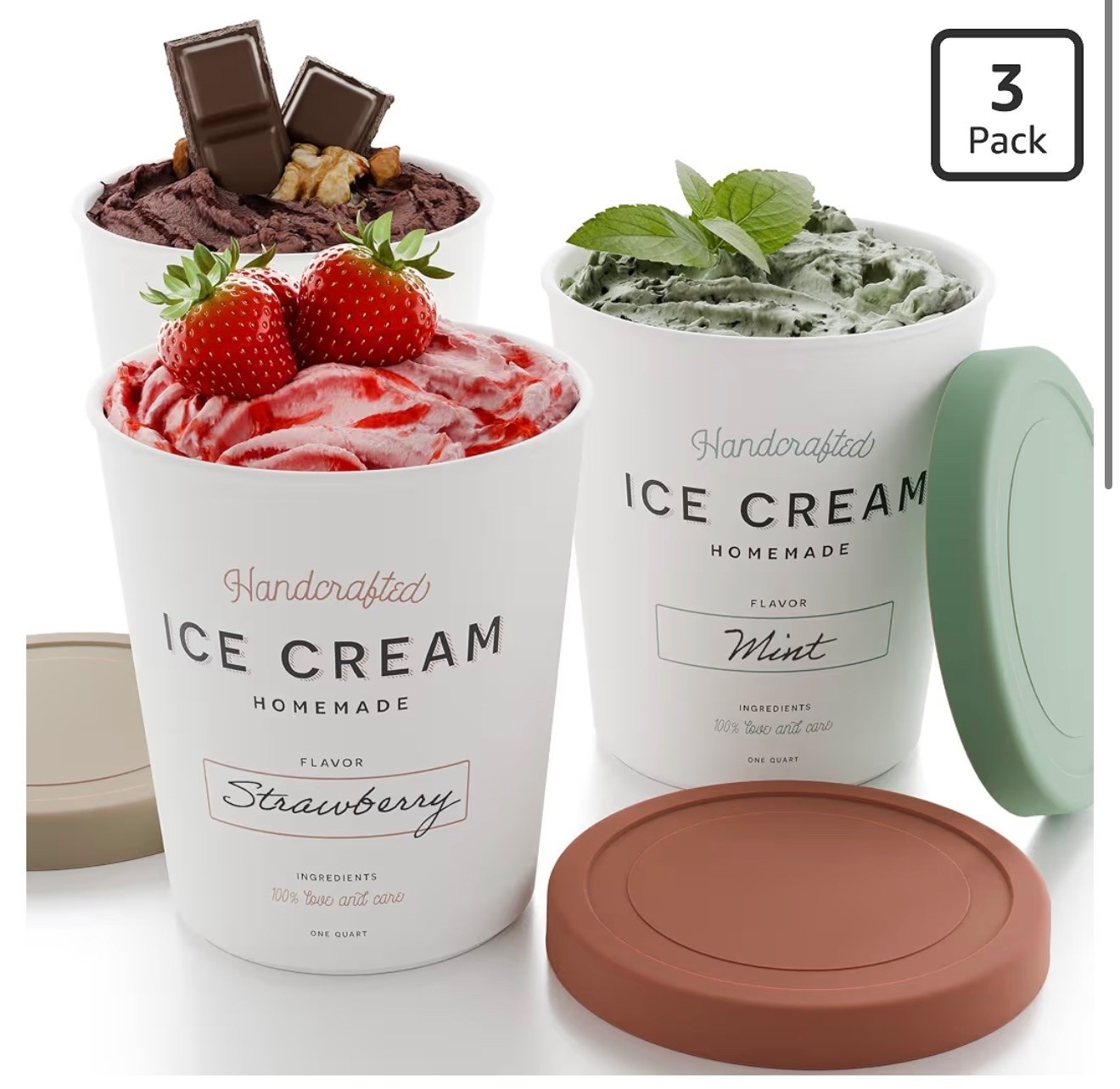 If you bought the ice cream maker attachment for your KitchenAid, you have to buy these cute adorable ice cream containers to keep it in. It keeps in from getting ice crystals.

#LTKdayinmylife #LTKmomlife #LTKSeasonal