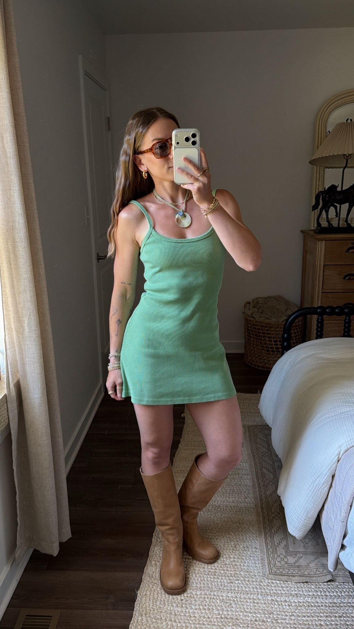 6/1/26 Casual Summer Dress Outfit

An easy summer outfit I’ve been loving lately 🤍 styled this Amazon dress with my Steve Madden boots and J.Crew bag for a look that feels effortless but still put together. My necklace was a thrifted find and the sunglasses are from Vela. Everything I could link is linked here ✨

#LTKootd #LTKSeasonal