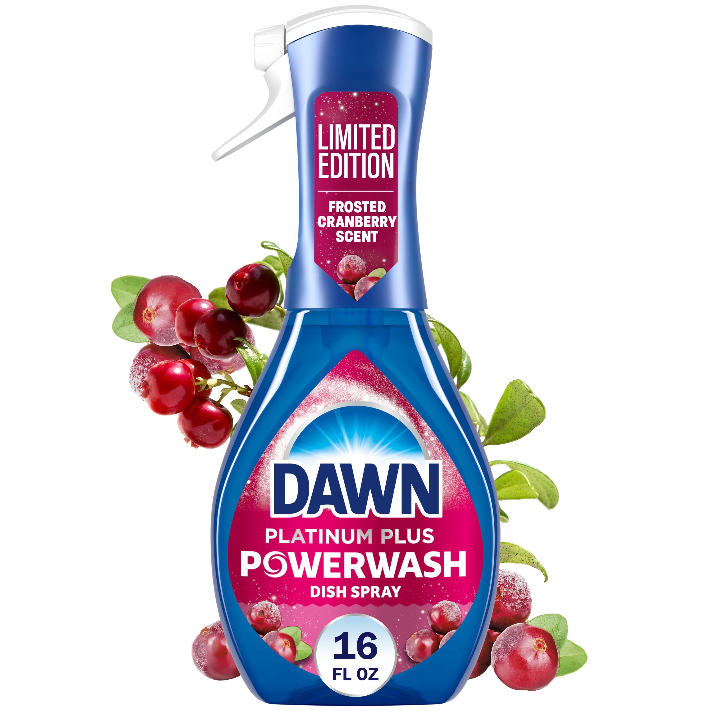 Dawn Powerwash Spray, Dish Soap, Dishwashing Liquid, Cranberry, 1 Starter Kit, 16 Fl Oz | Walmart (US)