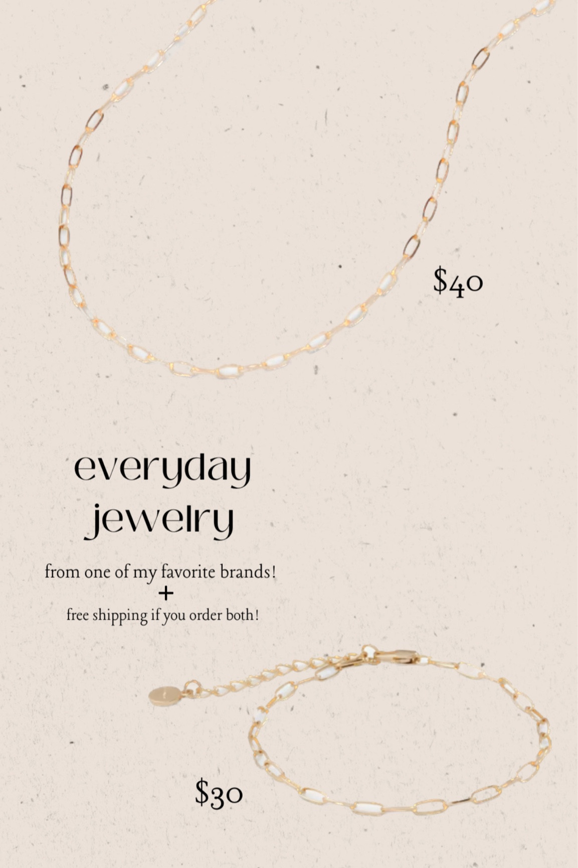 The perfect “go with everything,” everyday jewelry set! Bonus - free shipping if you get the set! 

#LTKbeauty