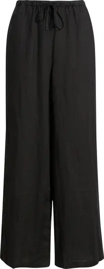 Easy Wide Leg Linen Pants | Nordstrom