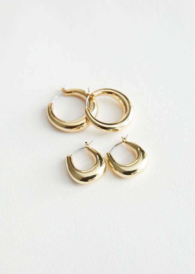 Chunky Hoop Earrings Set | & Other Stories (EU + UK)