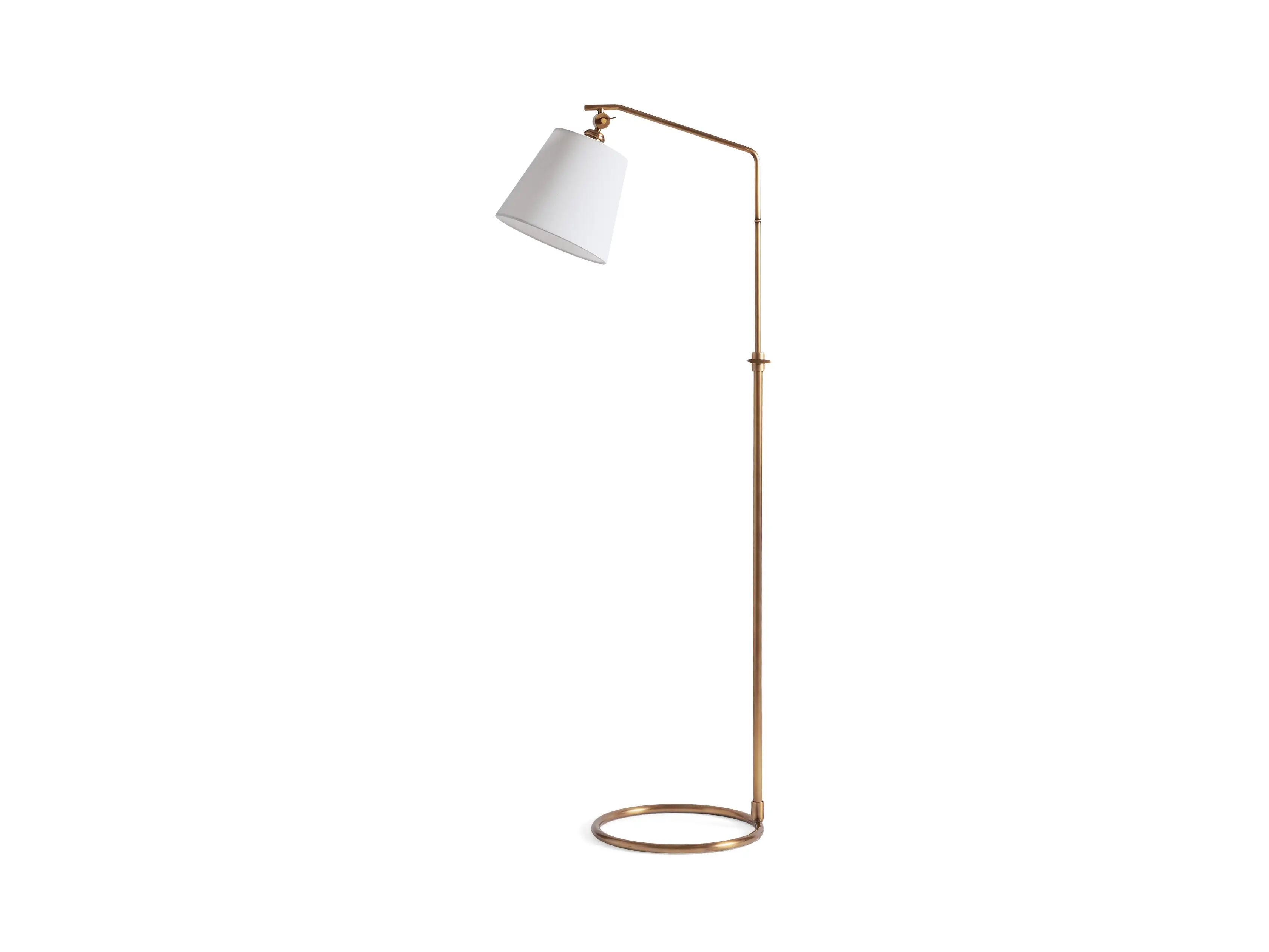 Kellen Floor Lamp in Brass | Arhaus