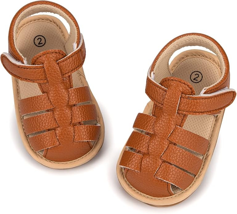 Sawimlgy Infant Baby Girl Boy Casual Sandals Premium Princess Flats Summer Outdoor Beach Athletic... | Amazon (US)