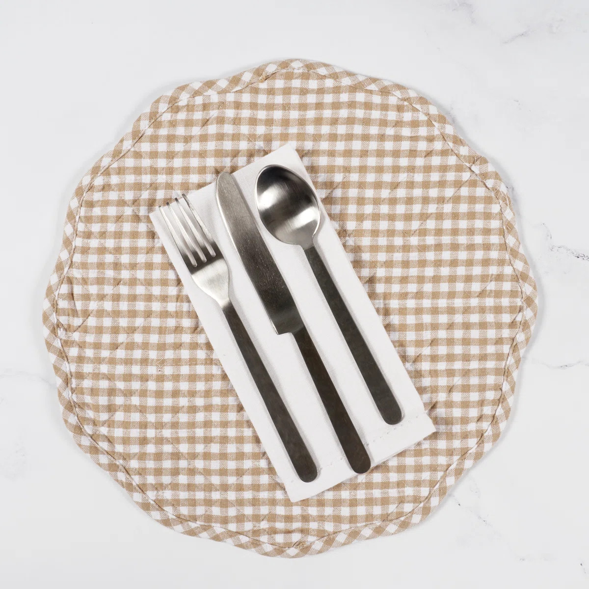 Set of 4 Gracie Oaks Farmhouse Quilt Placemats (Set of 4) | Wayfair North America