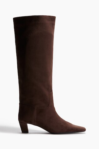 H & M - Knee-high boots - Brown | H&M (UK, MY, IN, SG, PH, TW, HK)