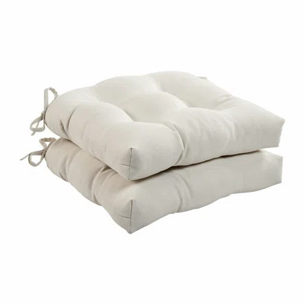Latitude Run® Tufted Chair Cushion-Set Of 2 | Wayfair North America