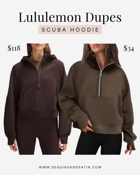 Amazon lululemon scuba dupe in this pretty brown color! Tons of color options! Fit runs a tad oversized (I have this one in a medium & love the fit!)

*not a knockoff, just a similar vibe for less $$

lululemon scuba / lululemon scuba hoodie dupe / lululemon scuba dupes / Lulu amazon dupes / amazon lululemon dupes / lululemon dupes amazon / Lululemon amazon / amazon lululemon / lululemon dupes / Lulu lululemon dupes / Lulu dupes / amazon lounge / amazon lounge wearing / amazon casual outfit / Clean girl aesthetic / clean girl outfit / Pinterest aesthetic / Pinterest outfit / that girl outfit / that girl aesthetic /college fashion / college outfits / college class outfits / college fits / college girl / college style / college essentials / amazon college outfits / back to college outfits / back to school college outfits / neutral fashion / neutral outfit / Fall outfits amazon / amazon fall outfits / fall fashion amazon / fall fashion 2023 amazon / amazon fall fashion / fall amazon fashion / amazon womens fall fashion / amazon women fashion fall / amazon workout clothes / amazon workout tops / amazon hoodies / amazon sweatshirts

#LTKSeasonal #LTKfindsunder100 #LTKfitness