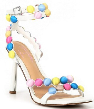 Gianni Binix Jess Southern Phoebe Rainbow Bobble Bead Dress Sandals | Dillard's