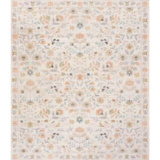 Crestwood Cream 5 ft. x 7 ft. Oriental Indoor Area Rug | The Home Depot