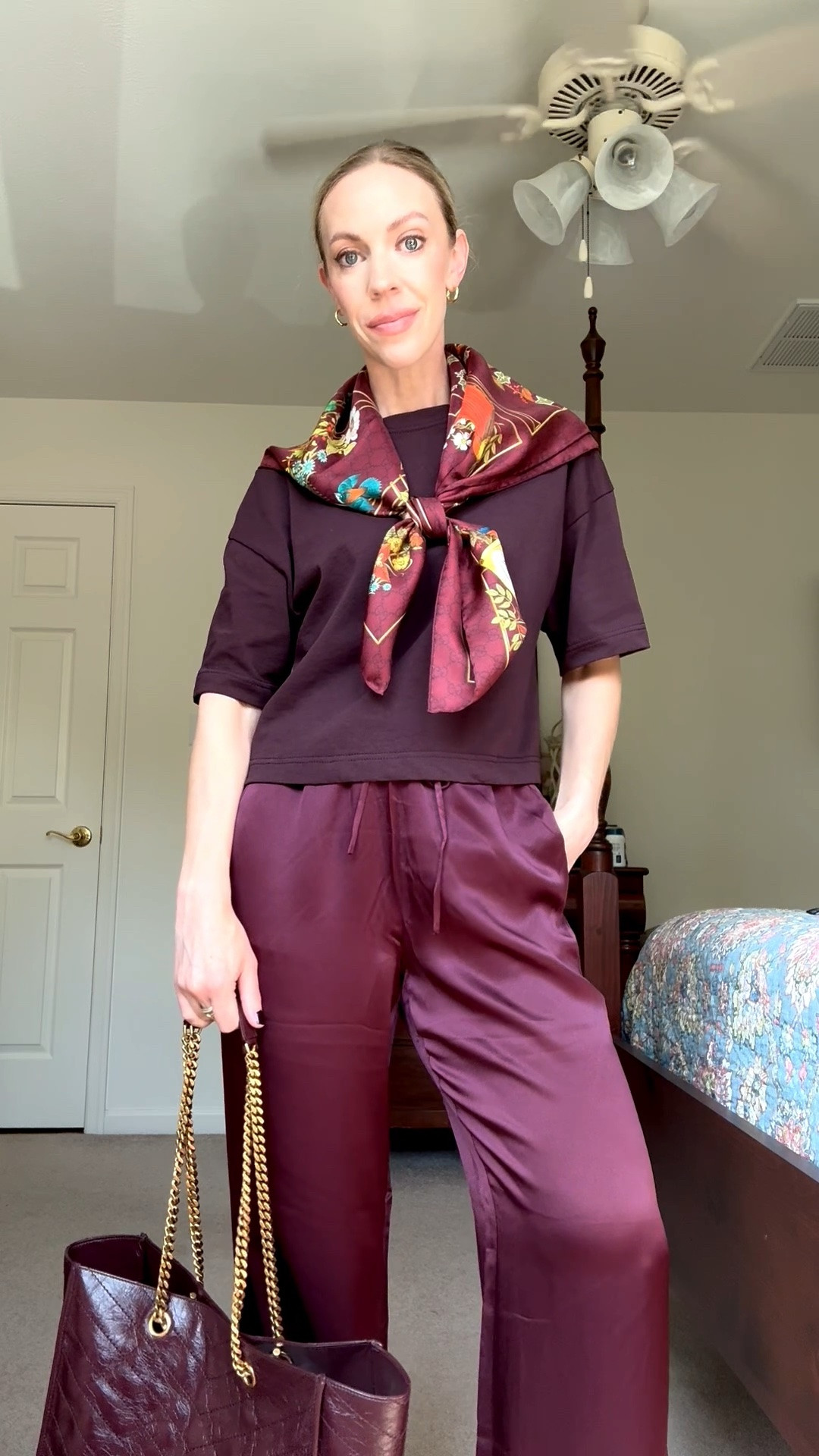 These silk pants are gorgeous and under $100! Wear for date night or to the office

#LTKOver40 #LTKWorkwear #LTKSeasonal