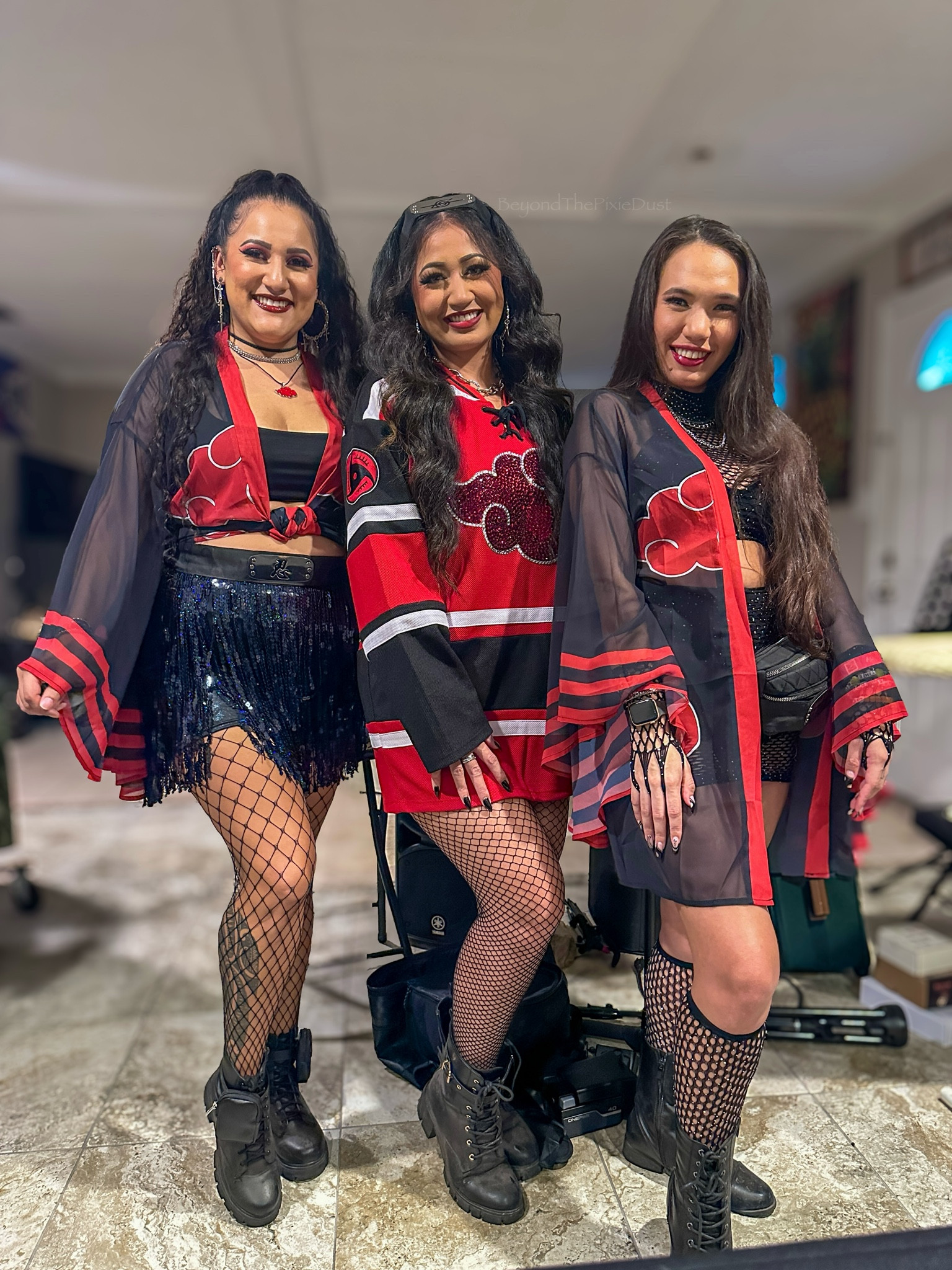 Are you a fan of Naruto & looking to put together a cute-themed outfit for a festival? Here is what my girls and I wore for our Akatsuki-themed outfit for EDC Orlando. I found this Akatsuki robe and paired a black two-piece set & accessories from Amazon, and my cousin bought this jersey from Box Lunch and bedazzled the logo. I hope this helps you assemble an Akatsuki-themed outfit for your next festival!

#LTKStyleTip #LTKFindsUnder50 #LTKFestival