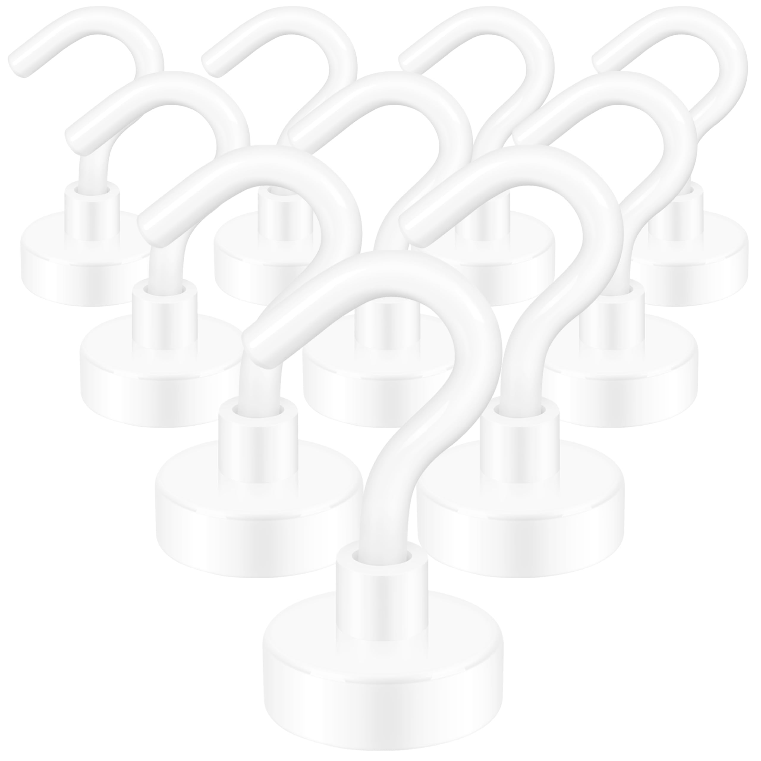 Neosmuk Magnetic Hooks,30lb+ Heavy Duty Earth Magnets with Hook for Refrigerator, Extra Strong Cr... | Amazon (US)