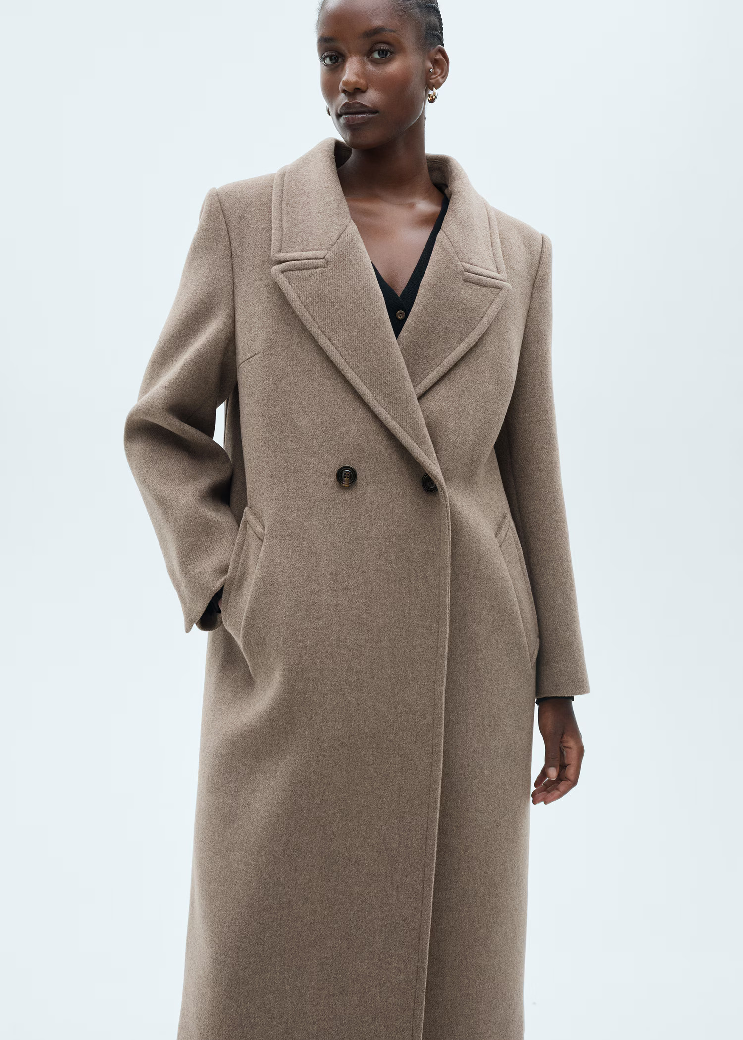 Lapels wool coat | MANGO (UK)