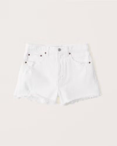 Women's High Rise Mom Shorts | Women's Clearance | Abercrombie.com | Abercrombie & Fitch (US)