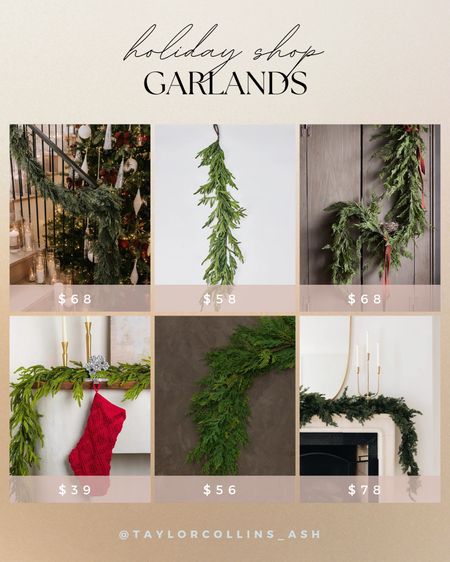 The best faux garlands for Xmas. These will sell out! 

#LTKSeasonal #LTKstyletip #LTKHoliday