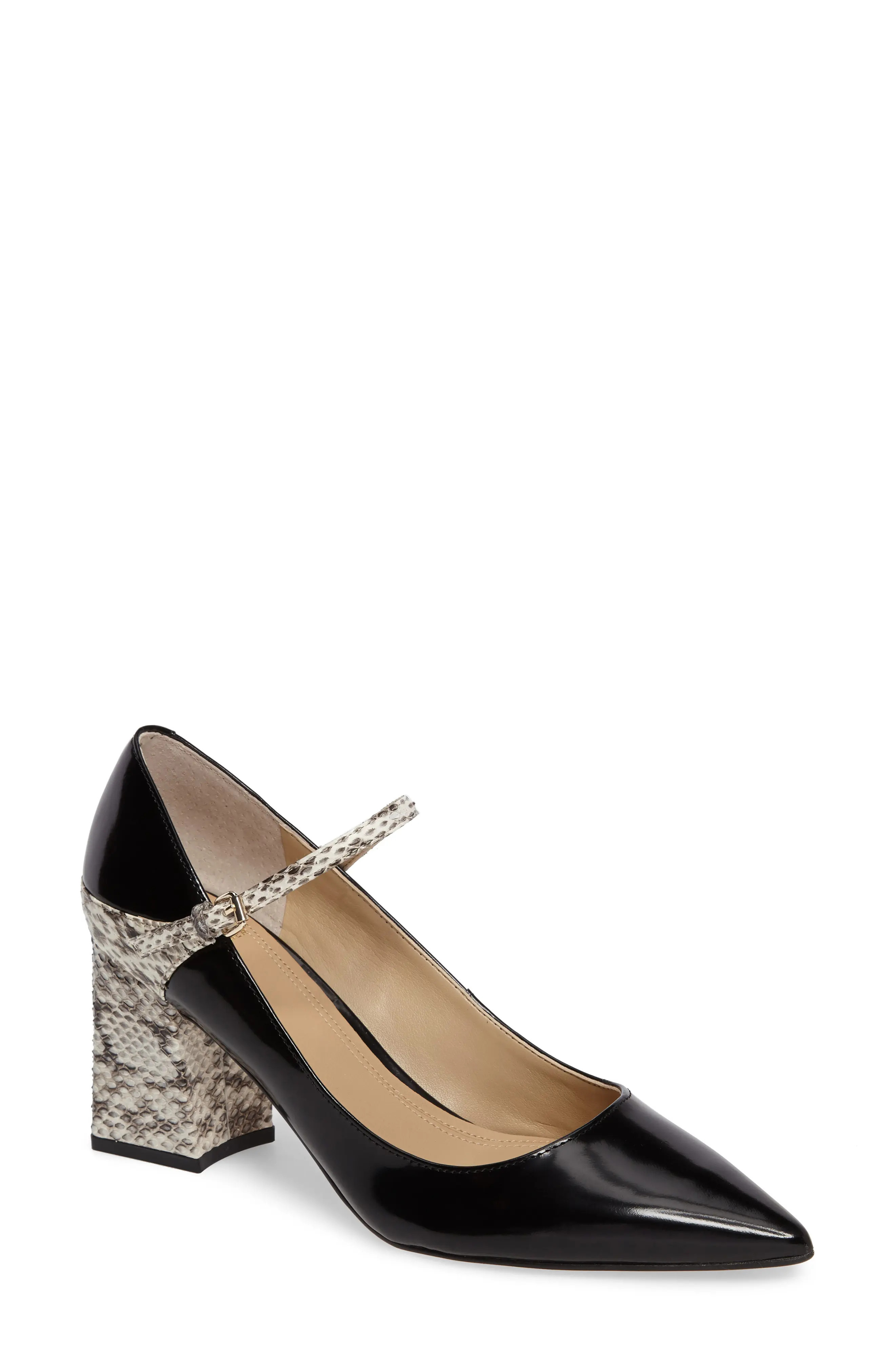Zullys Snake Embossed Mary Jane Pump | Nordstrom