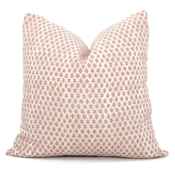 Sister Parish Burmese in Petal Pink Decorative Pillow Cover - Etsy | Etsy (US)