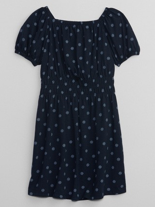 Kids Smocked Puff Sleeve Dress | Gap Factory