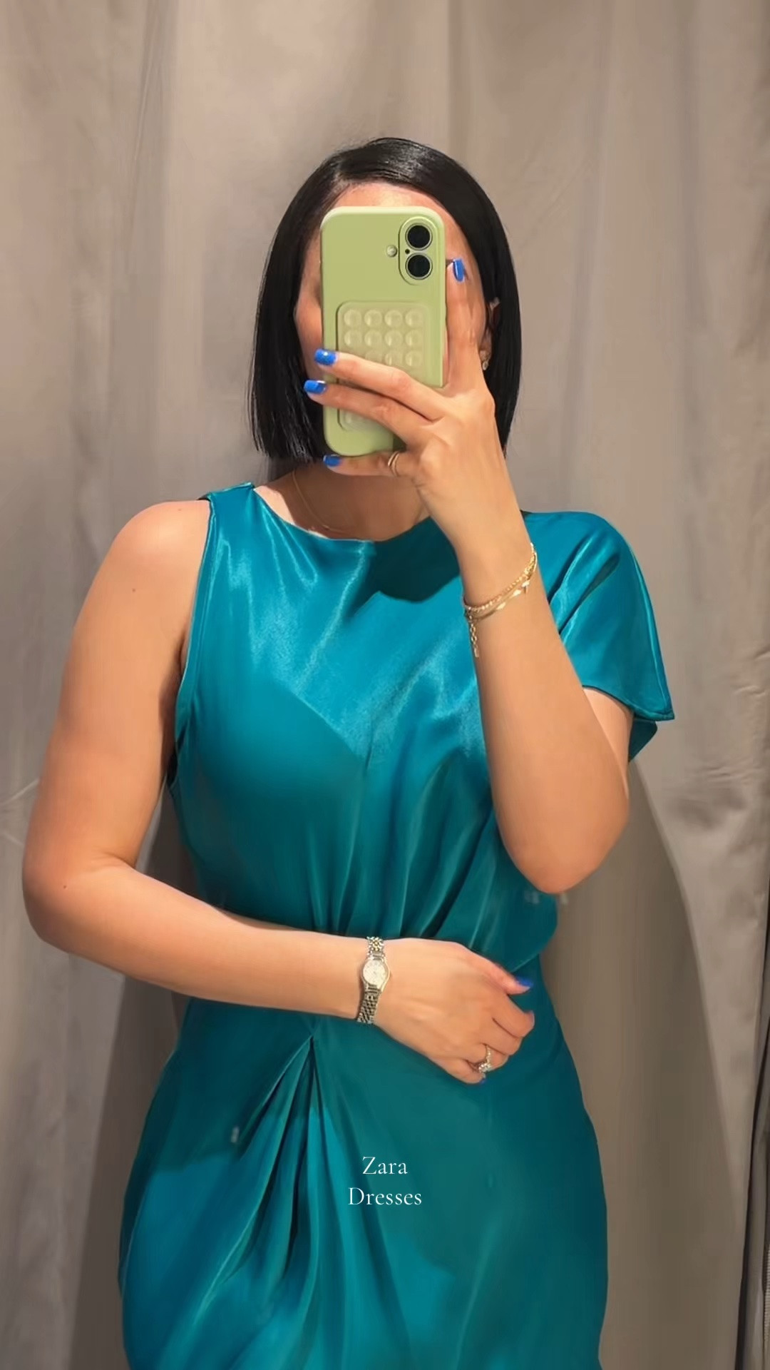 Zara satin dresses