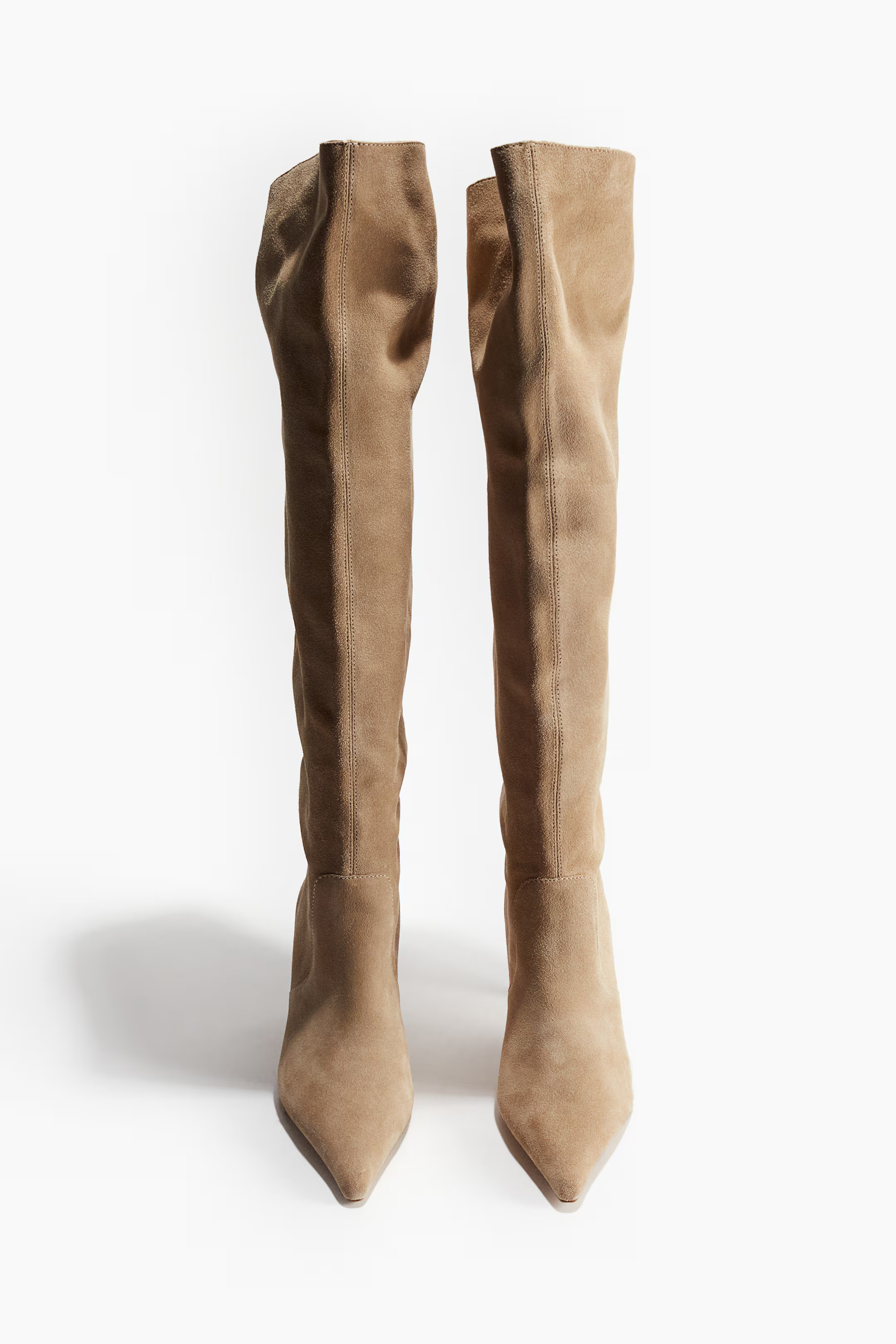 Knee-High Suede Boots | H&M (US + CA)