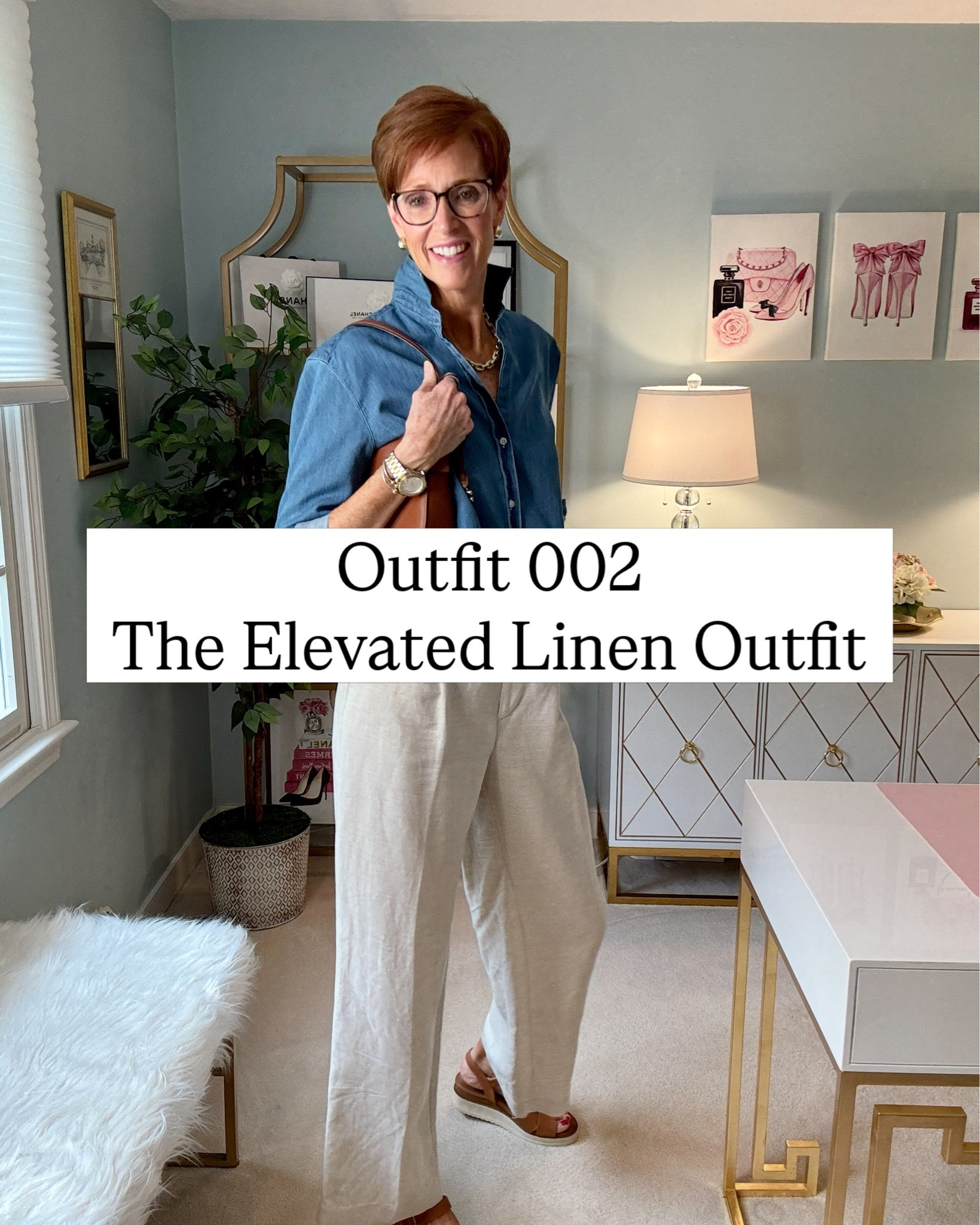Getting dressed doesn’t have to mean starting from scratch every morning.
That’s exactly why I created this Outfit Formula.

Want the links sent to you? Comment SHOP and I’ll DM them!

Instead of showing another outfit you’ll scroll past, this series breaks down why an outfit works so you can recreate it using pieces you already own—or identify the one piece that’s missing from your wardrobe.

Outfit 002 combines a denim shirt with linen trousers, finished with warm neutral accessories. It’s balanced, timeless, and incredibly versatile, making it one of those combinations you’ll reach for again and again.

Save this formula for later, send it to someone who always says, “I have clothes...I just don’t know what to wear,” and if you’re looking to build this outfit, everything is linked in my ShopMy for easy shopping.

#ClassicStyle #LinenTrousers #WomenOver40Style #TimelessWardrobe #OutfitFormula

#LTKootd #LTKOver40 #LTKTall