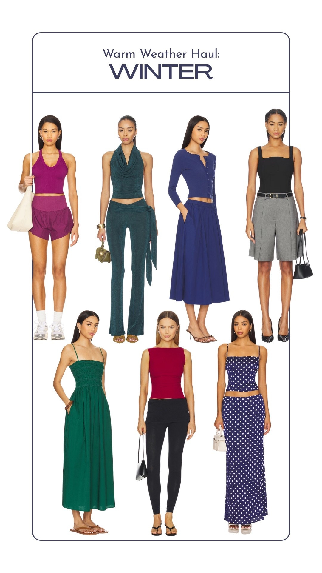 Winter Revolve haul for warmer weather ☀️

#LTKaustralia #LTKsummer #LTKsale