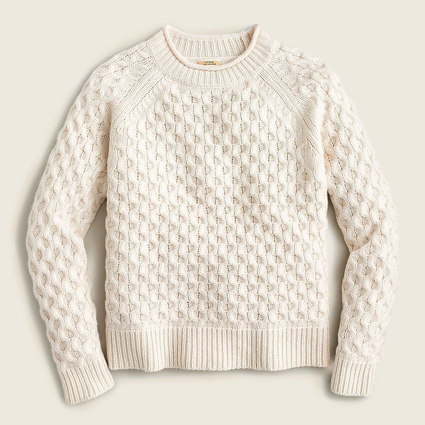 Honeycomb cashmere rollneck™ sweater | J.Crew US
