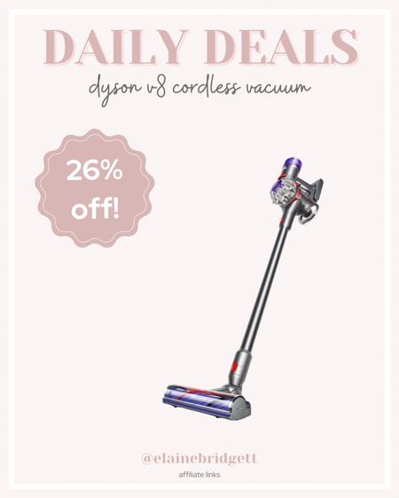 Dyson v8 cordless vacuum & Dyson v8 plus cordless vacuum on sale!

Dyson vacuum, cordless vacuum, cleaning hacks, home appliances, Amazon daily deals

#LTKsalealert #LTKfamily #LTKhome